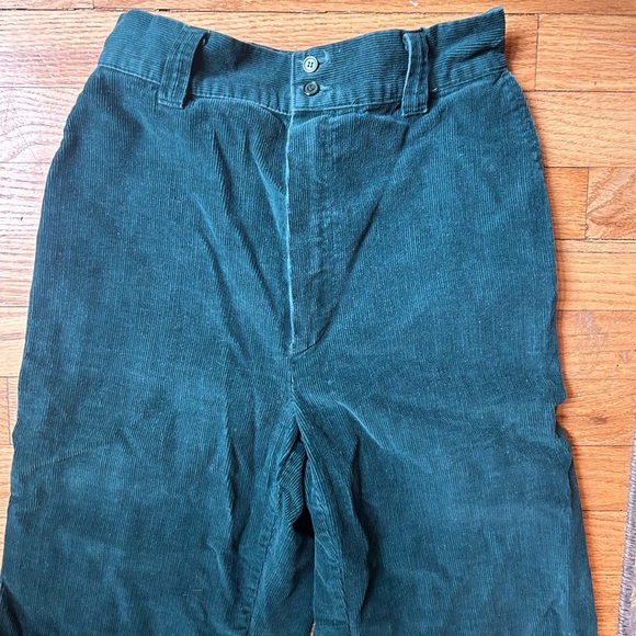 Green Corduroy Pants - Picture 2 of 4